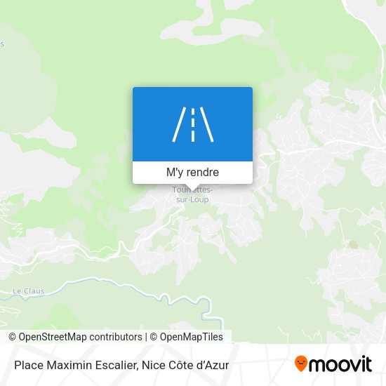 Place Maximin Escalier plan