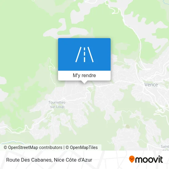 Route Des Cabanes plan