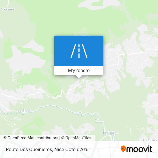 Route Des Queinières plan