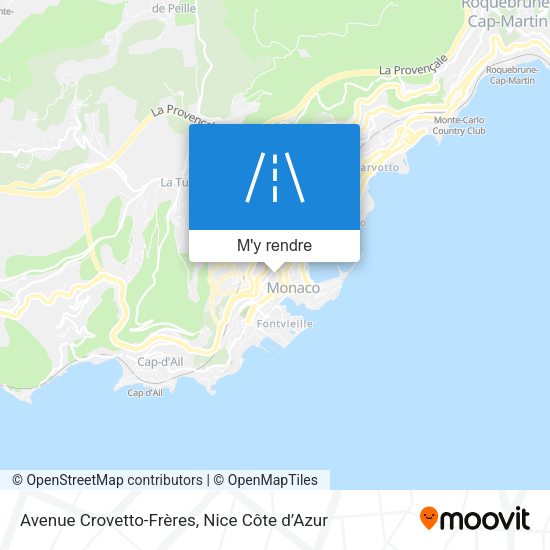 Avenue Crovetto-Frères plan