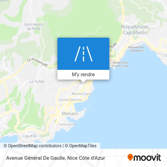 Avenue Général De Gaulle plan