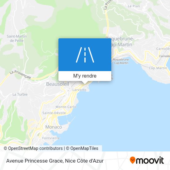 Avenue Princesse Grace plan