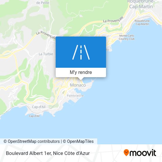 Boulevard Albert 1er plan
