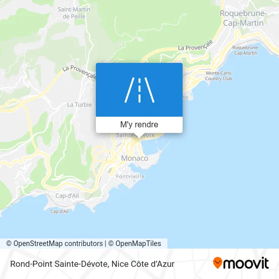 Rond-Point Sainte-Dévote plan