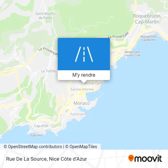 Rue De La Source plan