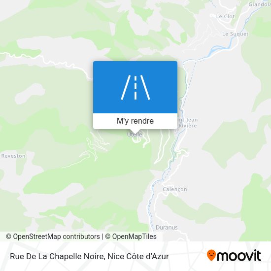 Rue De La Chapelle Noire plan