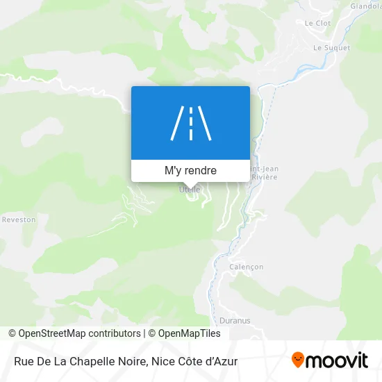 Rue De La Chapelle Noire plan