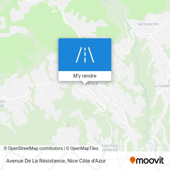 Avenue De La Résistance plan