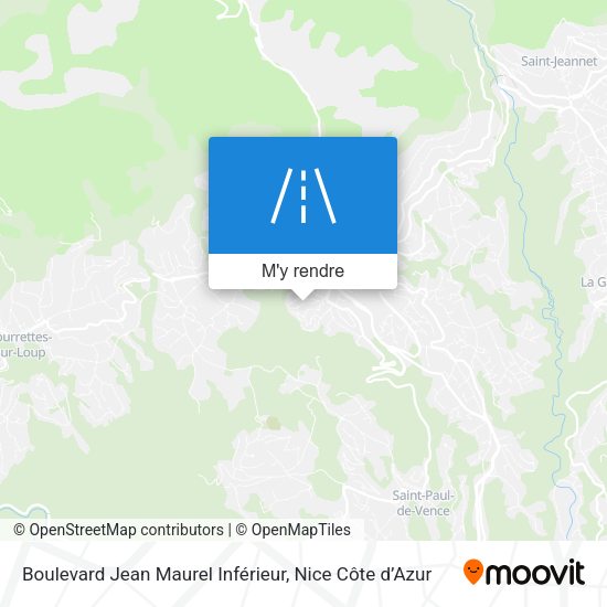Boulevard Jean Maurel Inférieur plan