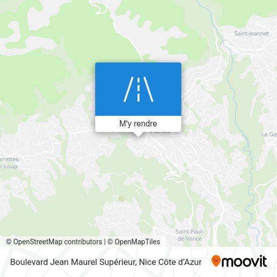 Boulevard Jean Maurel Supérieur plan