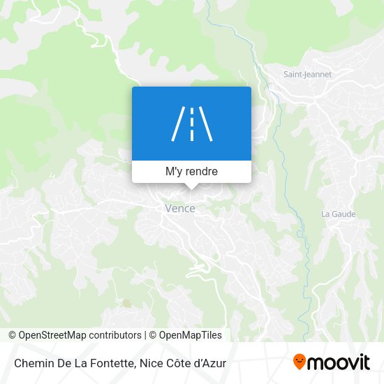 Chemin De La Fontette plan