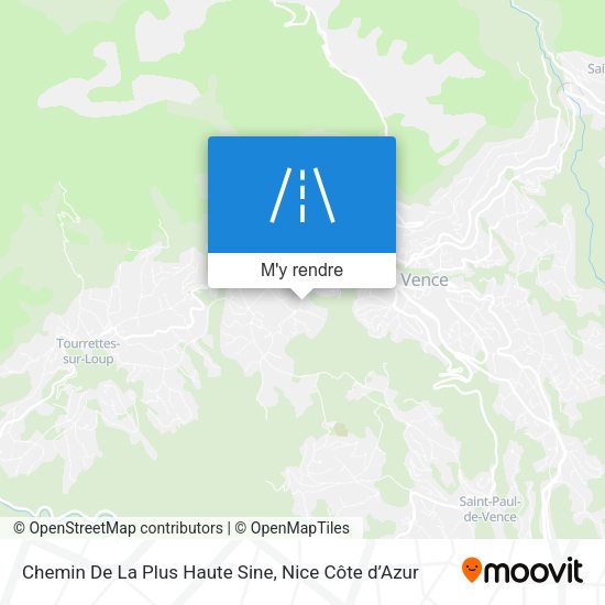 Chemin De La Plus Haute Sine plan