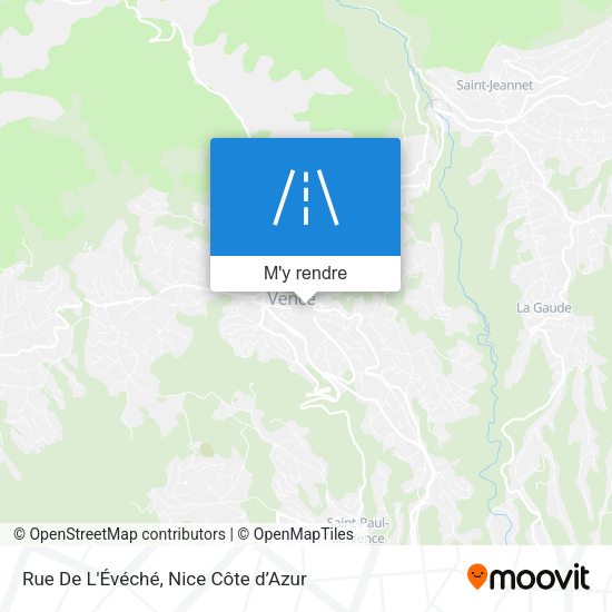 Rue De L'Évéché plan