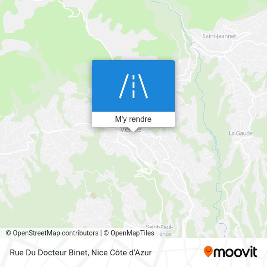Rue Du Docteur Binet plan