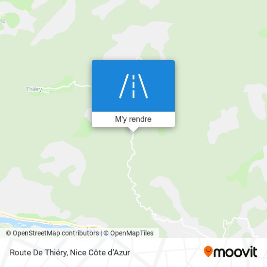 Route De Thiéry plan