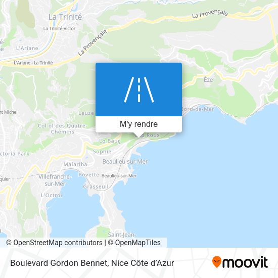 Boulevard Gordon Bennet plan