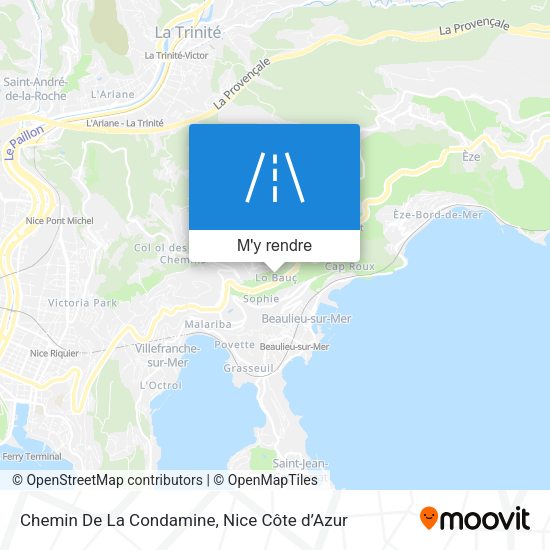 Chemin De La Condamine plan