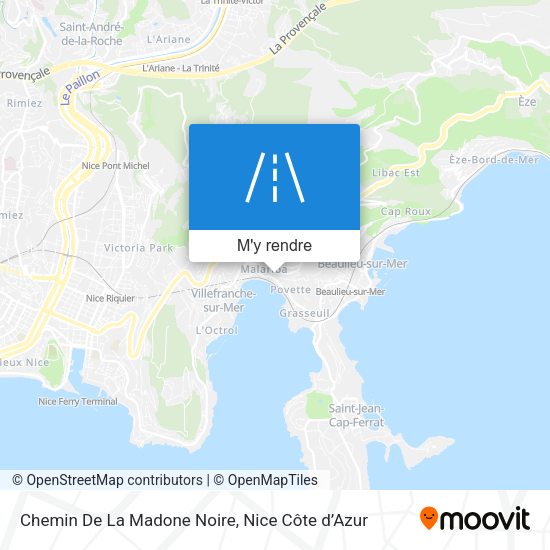 Chemin De La Madone Noire plan