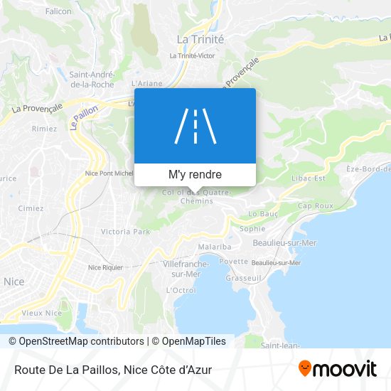 Route De La Paillos plan