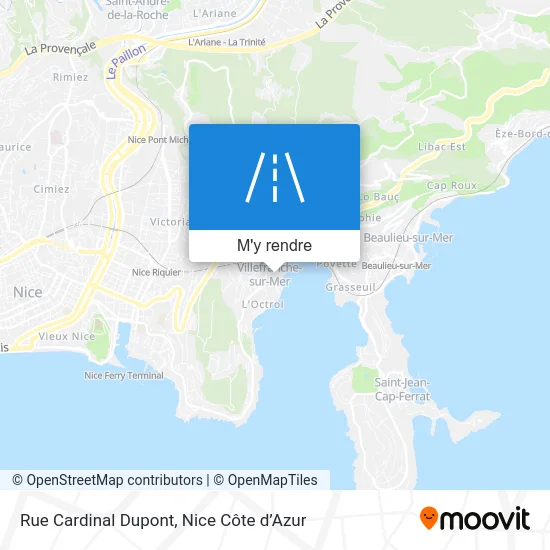 Rue Cardinal Dupont plan