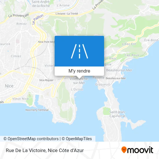 Rue De La Victoire plan