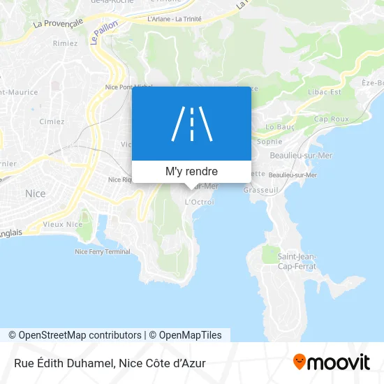 Rue Édith Duhamel plan