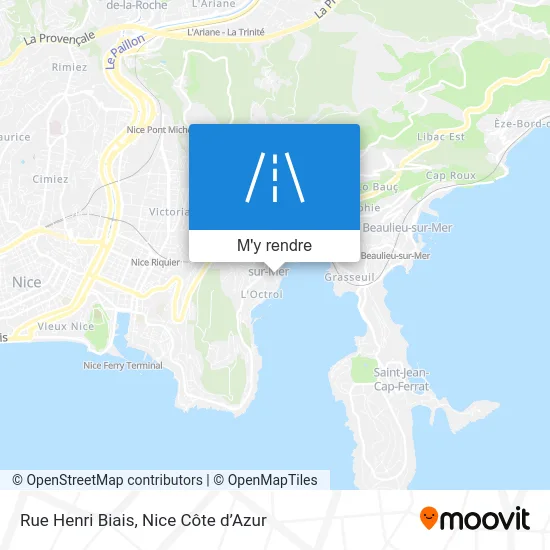 Rue Henri Biais plan