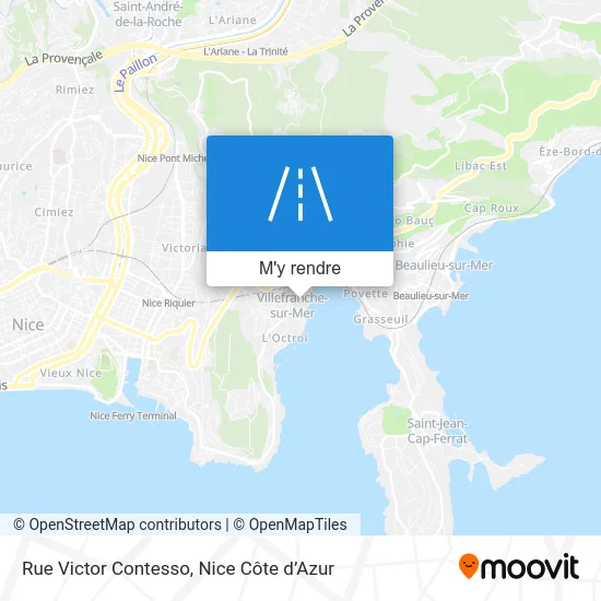 Rue Victor Contesso plan