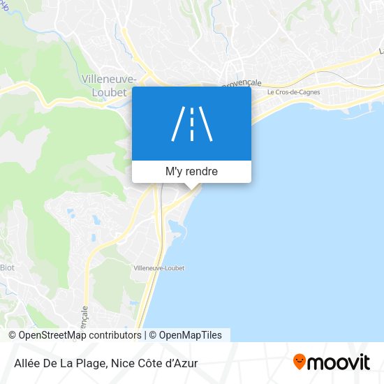 Allée De La Plage plan