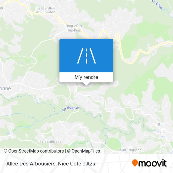 Allée Des Arbousiers plan