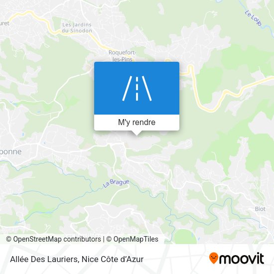Allée Des Lauriers plan