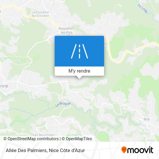 Allée Des Palmiers plan