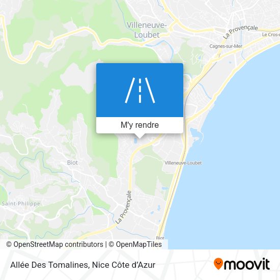 Allée Des Tomalines plan