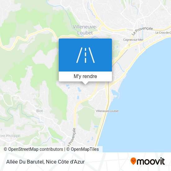 Allée Du Barutel plan