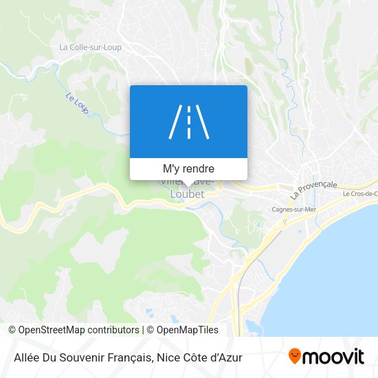 Allée Du Souvenir Français plan