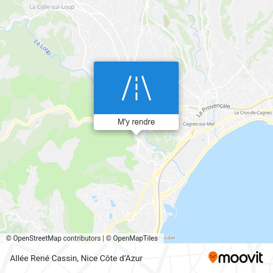 Allée René Cassin plan