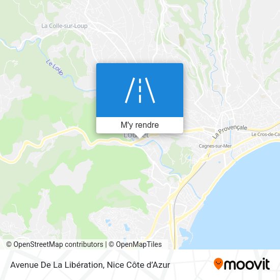 Avenue De La Libération plan