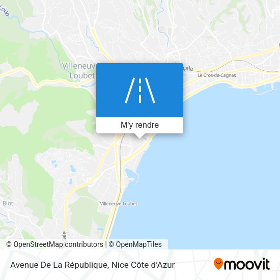 Avenue De La République plan