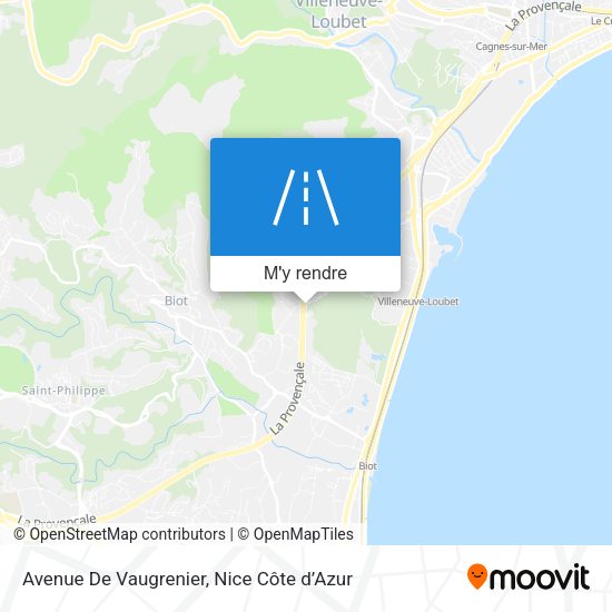 Avenue De Vaugrenier plan