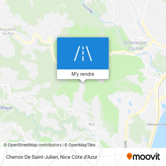 Chemin De Saint-Julien plan