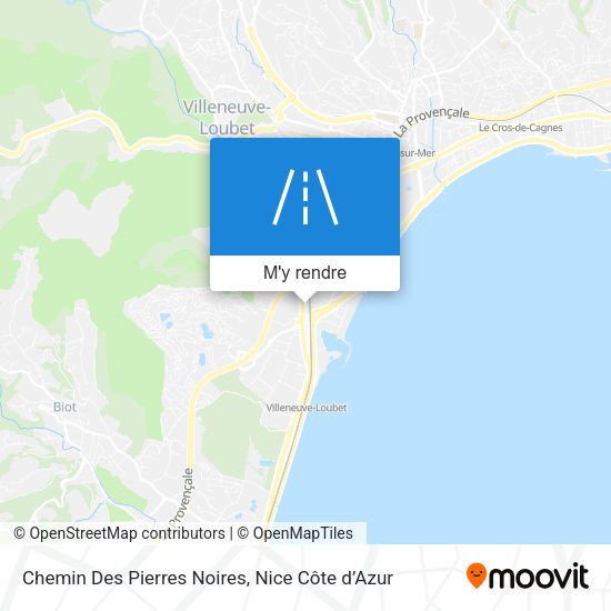 Chemin Des Pierres Noires plan
