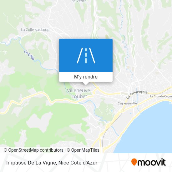 Impasse De La Vigne plan