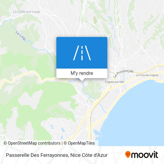 Passerelle Des Ferrayonnes plan