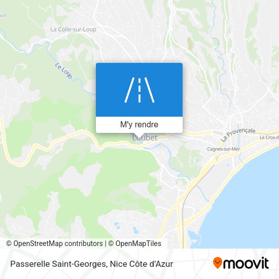 Passerelle Saint-Georges plan