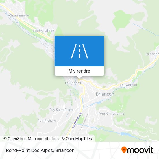 Rond-Point Des Alpes plan