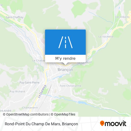 Rond-Point Du Champ De Mars plan