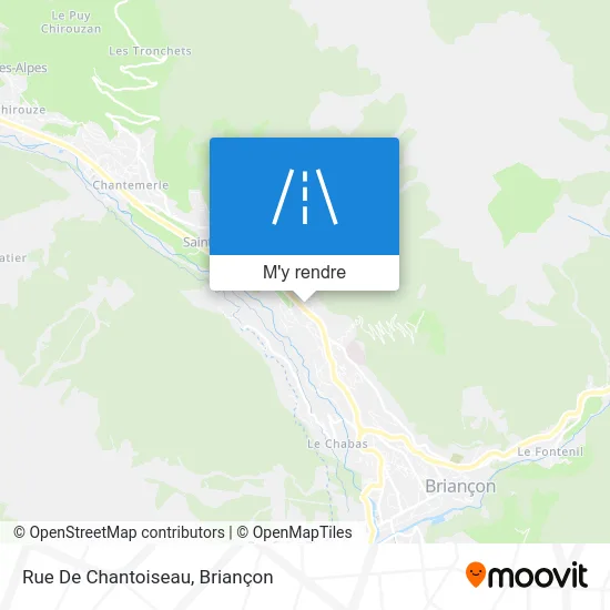 Rue De Chantoiseau plan