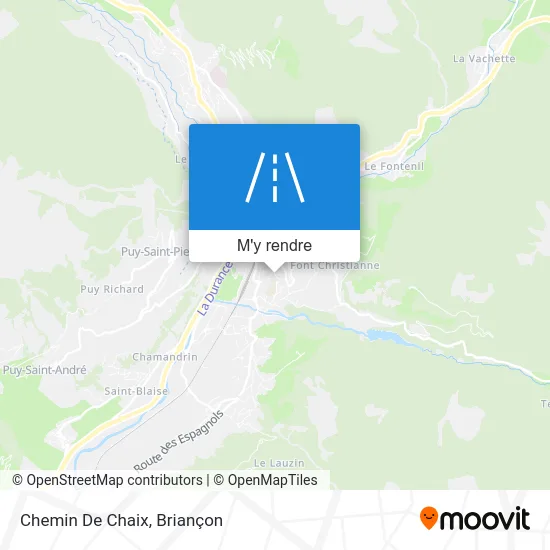 Chemin De Chaix plan