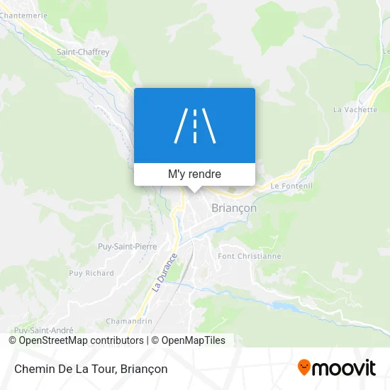 Chemin De La Tour plan