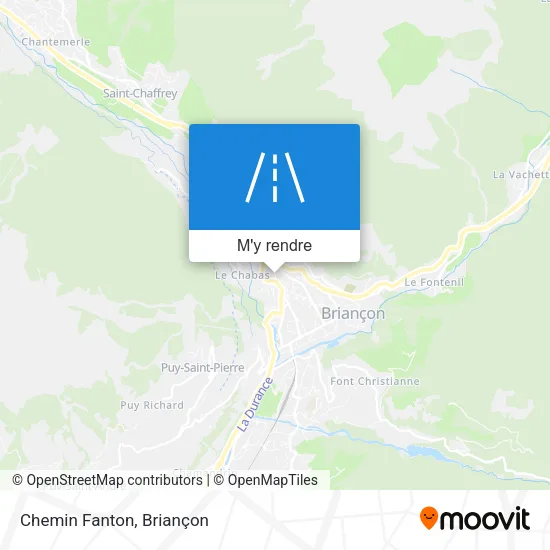Chemin Fanton plan